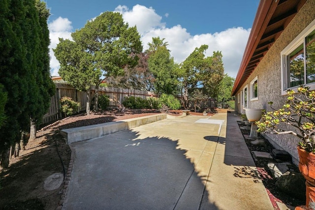 view of patio / terrace featuring a fenced backyard