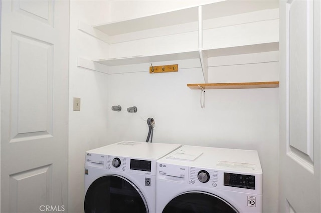 435 S La Fayette Park Pl Unit 311, Los Angeles, CA 90057 - washroom with washing machine and clothes dryer