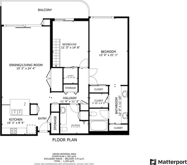 435 S La Fayette Park Pl Unit 311, Los Angeles, CA 90057 - property floor plan