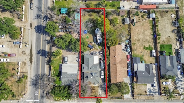 10917 Locust Ave, Bloomington, CA 92316 - bird's eye view with a residential view