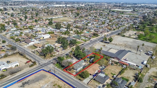 10917 Locust Ave, Bloomington, CA 92316 - birds eye view of property featuring a residential view