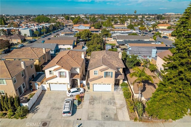 drone / aerial view featuring a residential view