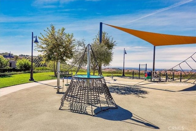 view of communal playground