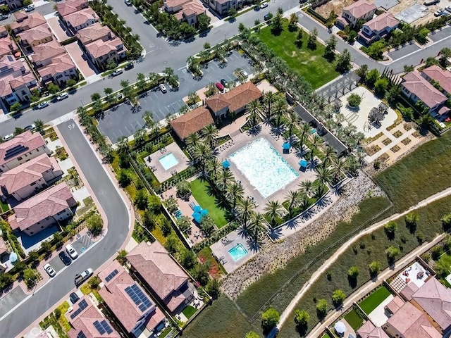 birds eye view of property featuring a residential view