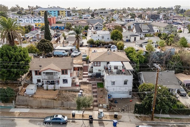 drone / aerial view featuring a residential view