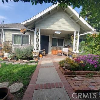 exterior space with covered porch