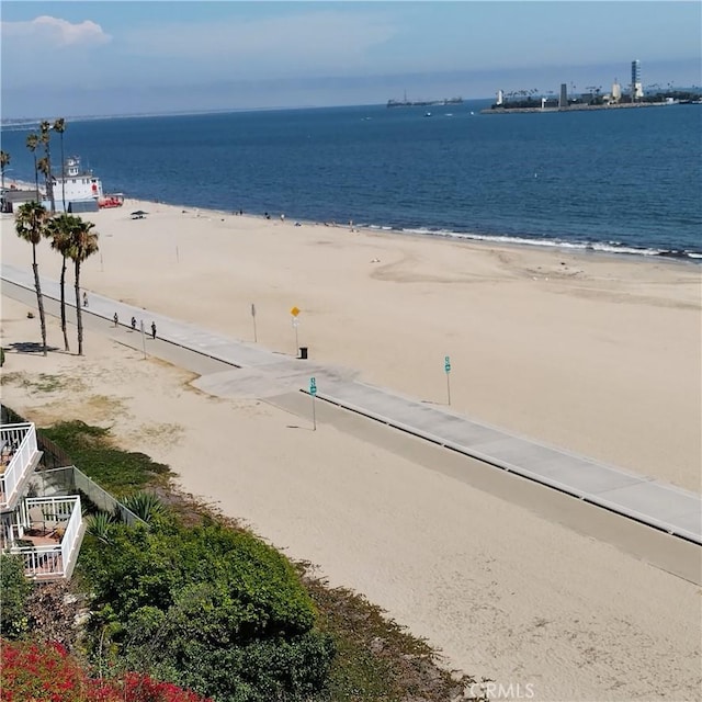 water view with a beach view