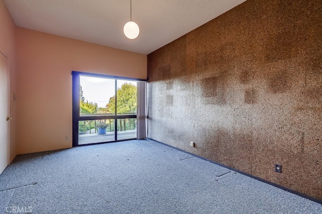 unfurnished room featuring carpet flooring