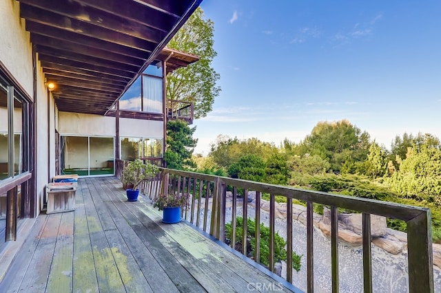 2229 Via Cerritos, Palos Verdes Estates, CA 90274 - view of wooden deck