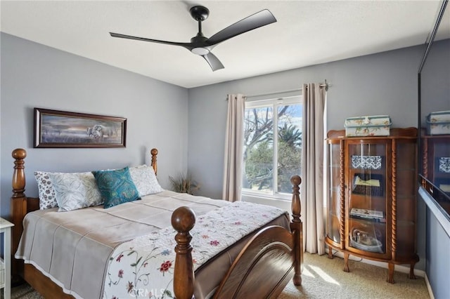 5020 Solitude Ct, Rancho Cucamonga, CA 91737 - carpeted bedroom with ceiling fan