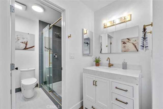 14142 Via Posada Unit 29, Tustin, CA 92780 - full bath featuring vanity and a stall shower