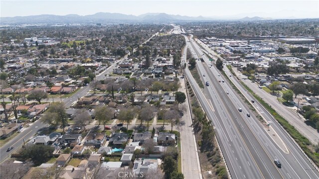 847 W 25th St, San Bernardino, CA 92405 - aerial view featuring a residential view and a mountain view