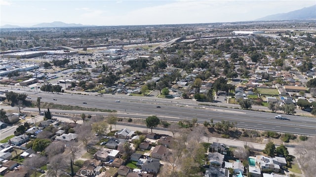 847 W 25th St, San Bernardino, CA 92405 - drone / aerial view featuring a residential view and a mountain view