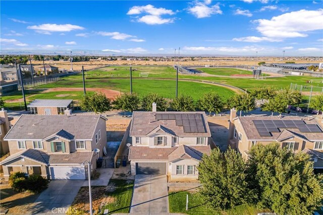 bird's eye view featuring a residential view