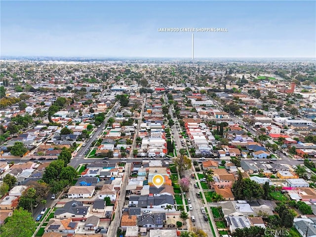 drone / aerial view featuring a residential view