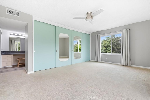 3695 Linden Ave Unit 11A, Long Beach, CA 90807 - unfurnished bedroom with french doors, carpet flooring, baseboards, visible vents, and a closet