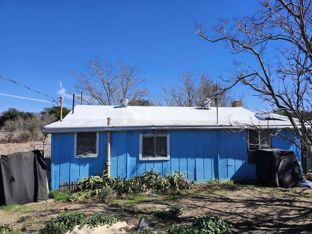 view of rear view of property