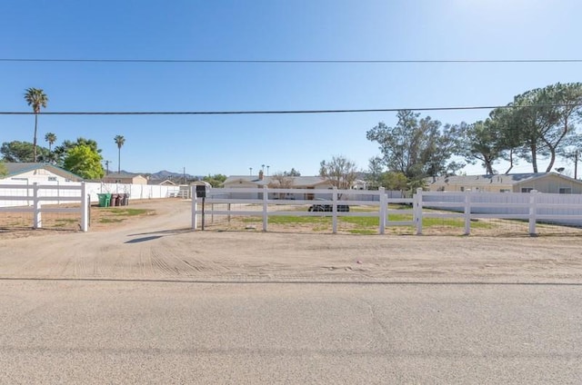 view of yard with a gate and fence