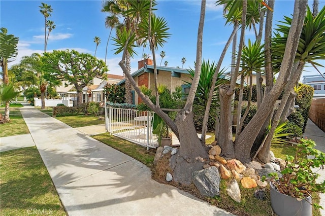 exterior space featuring fence