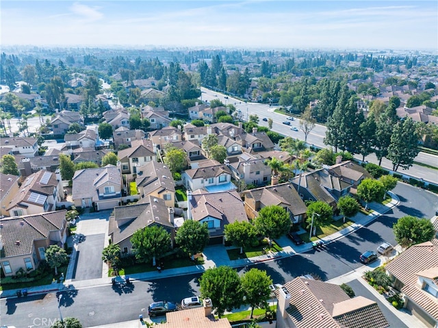 drone / aerial view featuring a residential view