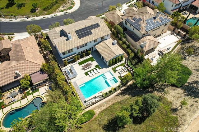 bird's eye view featuring a residential view