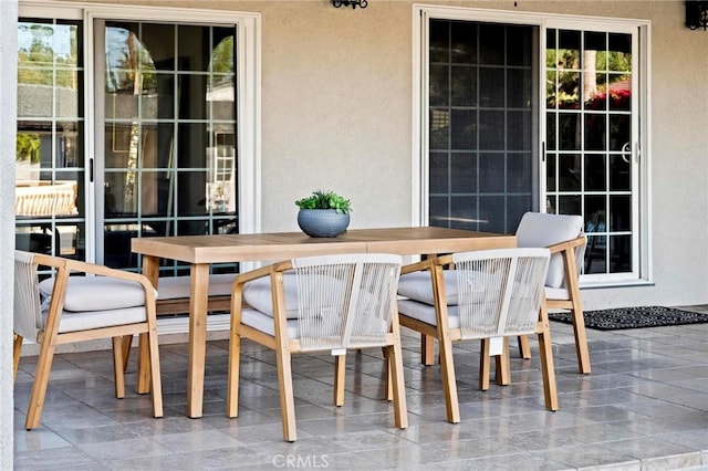 view of patio / terrace featuring outdoor dining space