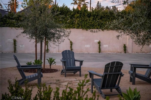 view of patio
