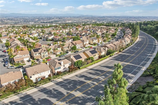 bird's eye view featuring a residential view