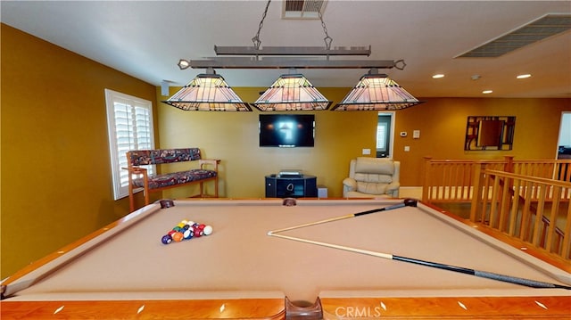 11318 Fitzpatrick Dr, Rancho Cucamonga, CA 91730 - recreation room featuring recessed lighting and billiards table
