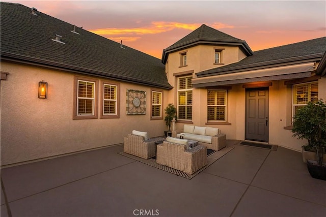 view of patio / terrace with an outdoor hangout area