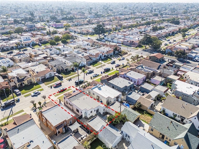 birds eye view of property featuring a residential view