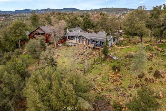 18945 Timber Point Rd, Hidden Valley Lake, CA 95467 - birds eye view of property with a mountain view