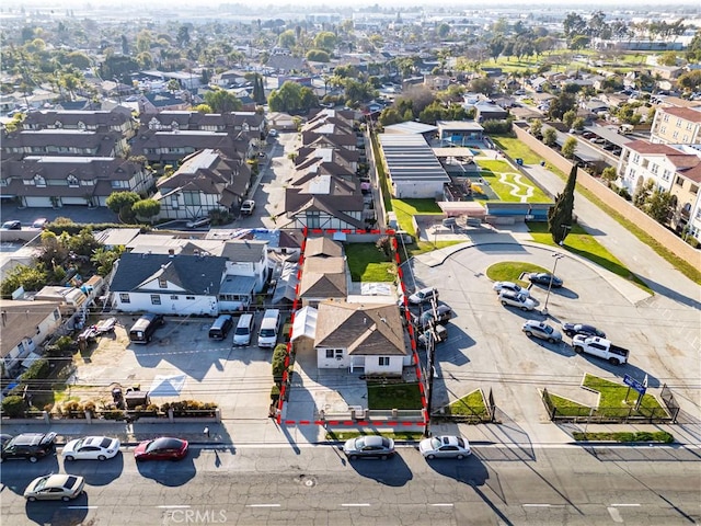 bird's eye view featuring a residential view