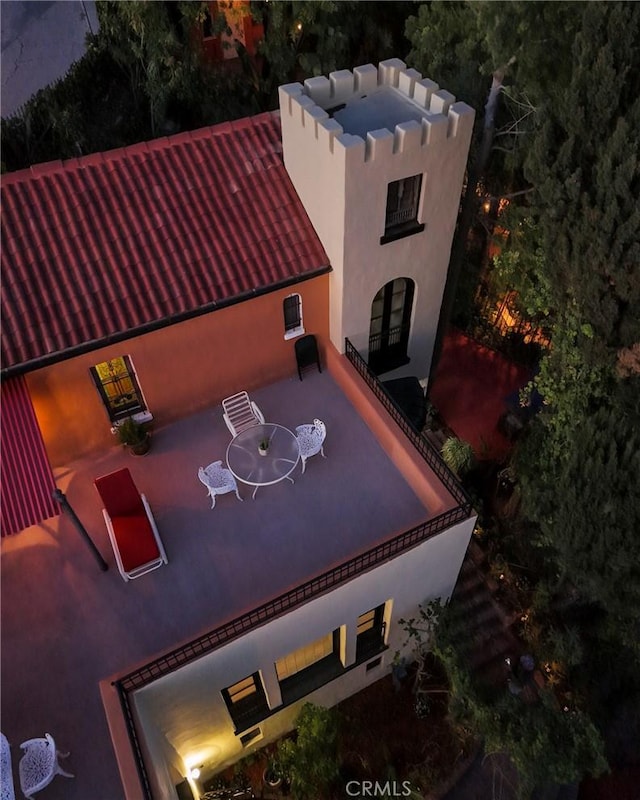 aerial view