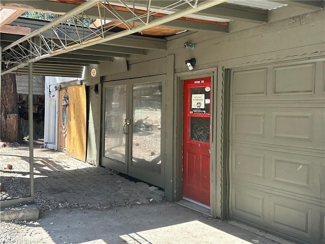 view of exterior entry