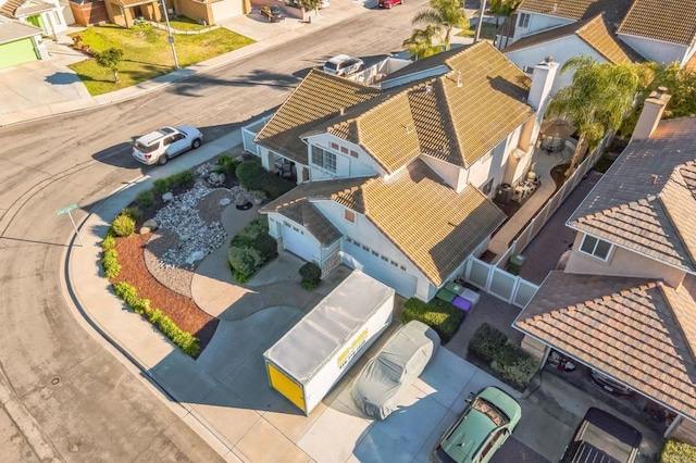 birds eye view of property featuring a residential view