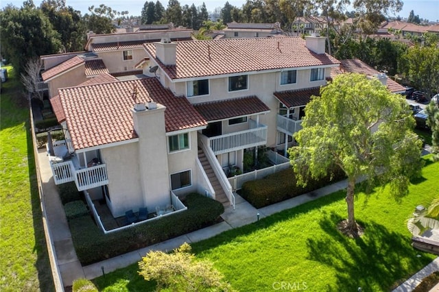 bird's eye view featuring a residential view