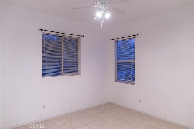 1594 Margit St, Redlands, CA 92374 - unfurnished room featuring a ceiling fan, light colored carpet, and baseboards