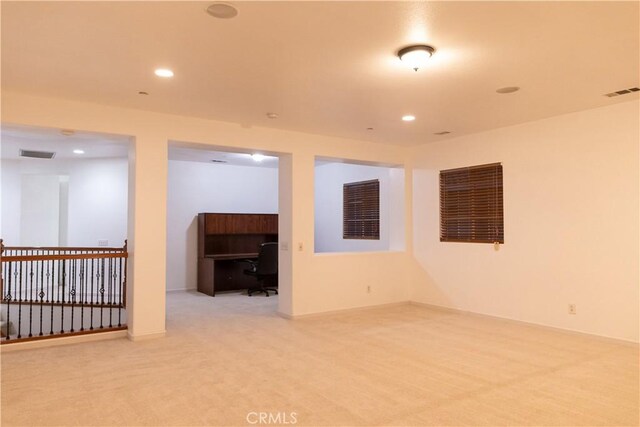 1594 Margit St, Redlands, CA 92374 - carpeted empty room featuring recessed lighting and visible vents
