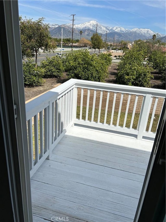 1594 Margit St, Redlands, CA 92374 - deck with a mountain view