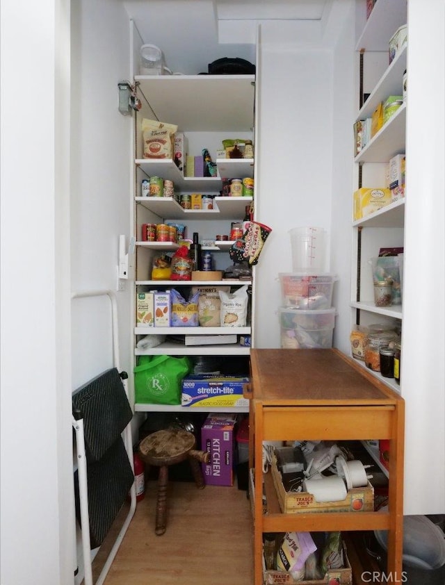 view of pantry