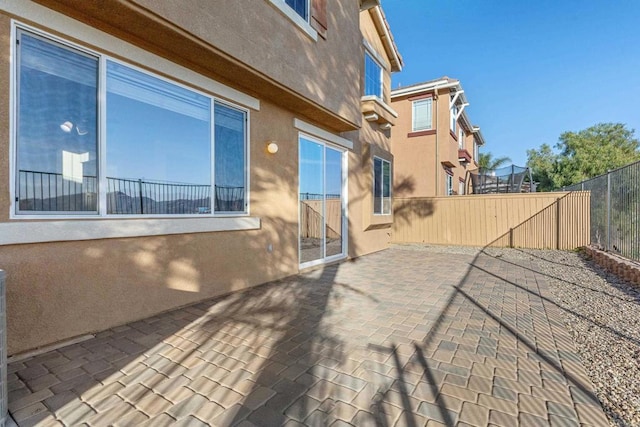 view of patio / terrace with fence