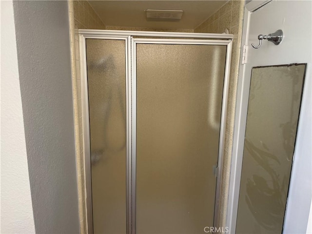 full bath featuring a shower stall