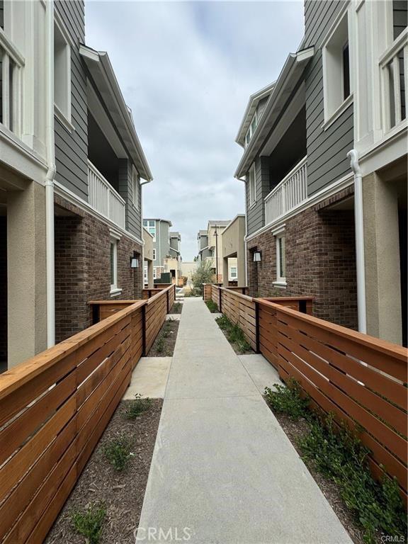 view of road featuring a residential view