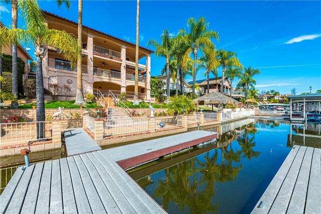 30220 Skippers Way Dr, Canyon Lake, CA 92587 - dock area with a water view
