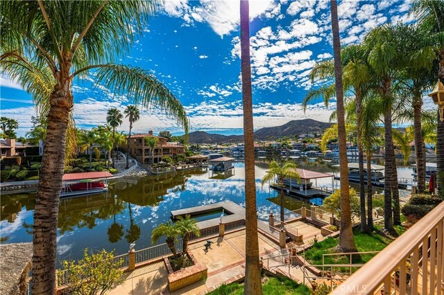 30220 Skippers Way Dr, Canyon Lake, CA 92587 - property view of water with a mountain view