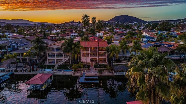 30220 Skippers Way Dr, Canyon Lake, CA 92587 - drone / aerial view with a mountain view and a residential view