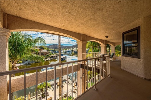30220 Skippers Way Dr, Canyon Lake, CA 92587 - balcony featuring a water and mountain view