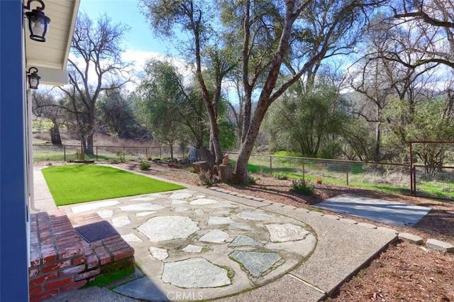 view of patio / terrace featuring a fenced backyard