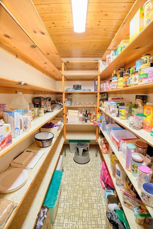 view of storage area